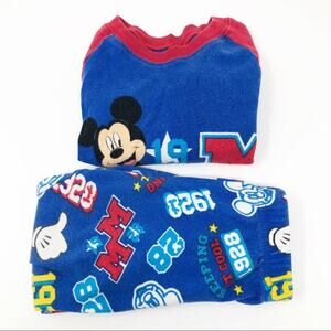 Disney Mickey Mouse Boys Cotton Pajama Set Size 2